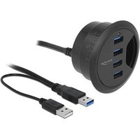 DeLOCK USB-Hub 4-fach schwarz DeLOCK USB-Hub 4-fach schwarz von Delock