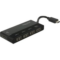 DeLOCK USB-Hub 5-fach schwarz von Delock