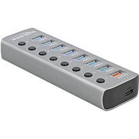 DeLOCK USB-Hub 7-fach grau DeLOCK USB-Hub 7-fach grau von Delock