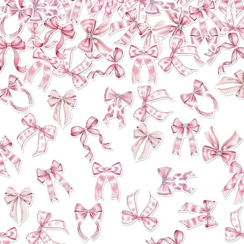 Rosa Schleife Konfetti Funkelnde Schleife Foto Requisiten Mädchen Geburtstag Party Dekorationen Rosa Schleife Atmosphäre Dressing Requisiten von Delphinus