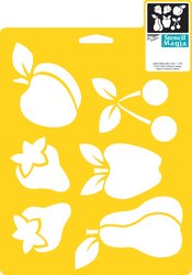 USA Produkt - Stencil Mania Stencil 7 X10Fruit USA Produkt - Stencil Mania Stencil 7 X10Fruit von Delta Creative
