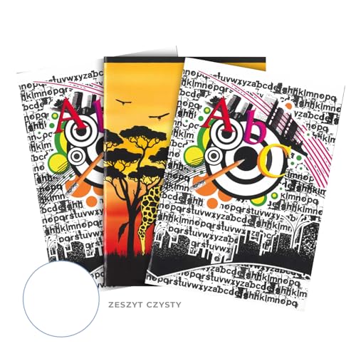 Delta Graphix Notizheft A5 blanko 80 Blatt – Softcover Schulheft ohne Linien – für Zeichnungen, Skizzen & Notizen – Schreibwaren Made in Poland – Mix Designs, Zufallsauswahl – X80C Delta Graphix Notizheft A5 blanko 80 Blatt – Softcover Schulheft ohne Linien – für Zeichnungen, Skizzen & Notizen – Schreibwaren Made in Poland – Mix Designs, Zufallsauswahl – X80C von Delta Graphix