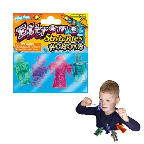 Deluxebase 6195 Extreme Stretchies Roboter softtoys, bunt von Deluxebase