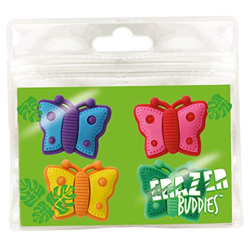 Deluxebase Erazer Buddies - Schmetterling Schmetterlings Radiergummis und neuartiges Briefpapier für Mädchen und Jungen. Buntes Radiergummi-Set, ideal für Büro- und Schulmaterial Deluxebase Erazer Buddies - Schmetterling Schmetterlings Radiergummis und neuartiges Briefpapier für Mädchen und Jungen. Buntes Radiergummi-Set, ideal für Büro- und Schulmaterial von Deluxebase