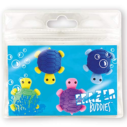 Erazer Buddies - Meeresschildkröte von Deluxebase. Schildkröte Radiergummis und neuartiges Briefpapier für Mädchen und Jungen. Buntes Radiergummi-Set, ideal für Büro- und Schulmaterial Erazer Buddies - Meeresschildkröte von Deluxebase. Schildkröte Radiergummis und neuartiges Briefpapier für Mädchen und Jungen. Buntes Radiergummi-Set, ideal für Büro- und Schulmaterial von Deluxebase