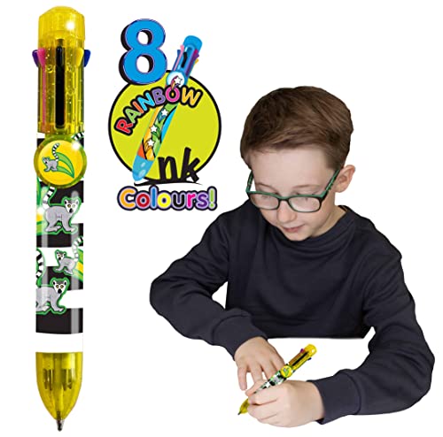 Rainbow Writer - RingMaki, Farbwechselstifte von Deluxebase. 8-in-1-Kugelschreiber, tolle Neuheitsstifte für Kinder und ideales Büro- oder Schulmaterial Rainbow Writer - RingMaki, Farbwechselstifte von Deluxebase. 8-in-1-Kugelschreiber, tolle Neuheitsstifte für Kinder und ideales Büro- oder Schulmaterial von Rainbow Writer