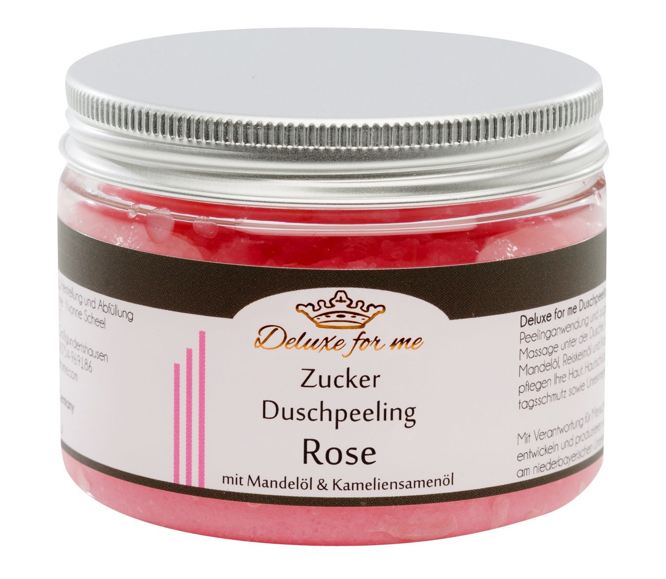70.-Eur/1Kg Duschpeeling Rose Duschmousse Zucker 70.-Eur/1Kg Duschpeeling Rose Duschmousse Zucker von Deluxeforme