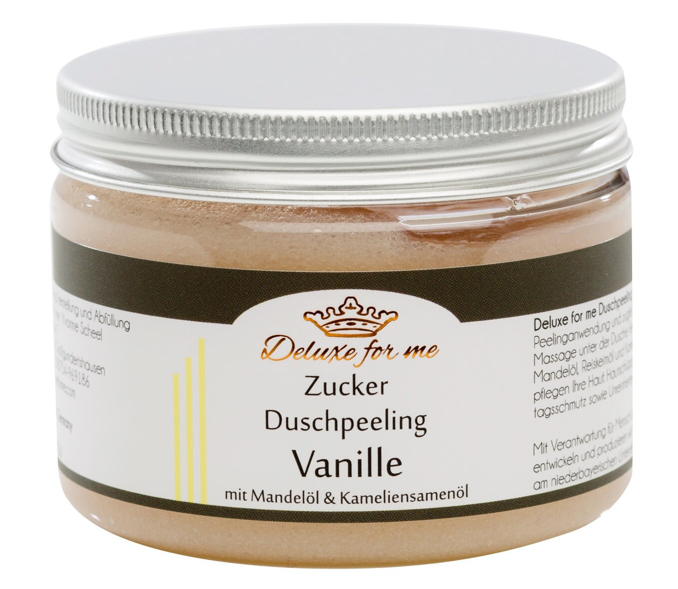 70.-Eur/1Kg Duschpeeling Vanille Duschmousse Zucker 70.-Eur/1Kg Duschpeeling Vanille Duschmousse Zucker von Deluxeforme