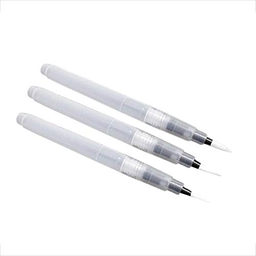 Demarkt Wasser Pinsel Aquarell Pinsel Water Brush Wasserpinsel Stifte Wassertankpinsel Wasserfarben Stifte 3 Stück von Demarkt