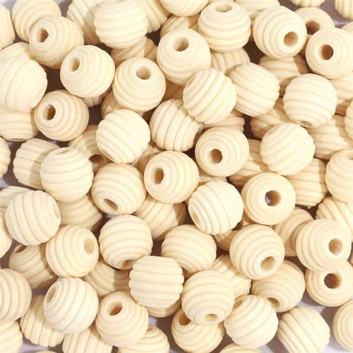 Demarsen 200 Stück Holzperlen,Holzkugeln mit Loch,Holzperlen Natur 13mm Bienenstock Perlen,Runde Holzperlen zum Auffädeln,Natürliche Holzperlen Set für Wohnkultur,Makramee,Schmuckherstellung Demarsen 200 Stück Holzperlen,Holzkugeln mit Loch,Holzperlen Natur 13mm Bienenstock Perlen,Runde Holzperlen zum Auffädeln,Natürliche Holzperlen Set für Wohnkultur,Makramee,Schmuckherstellung von Demarsen