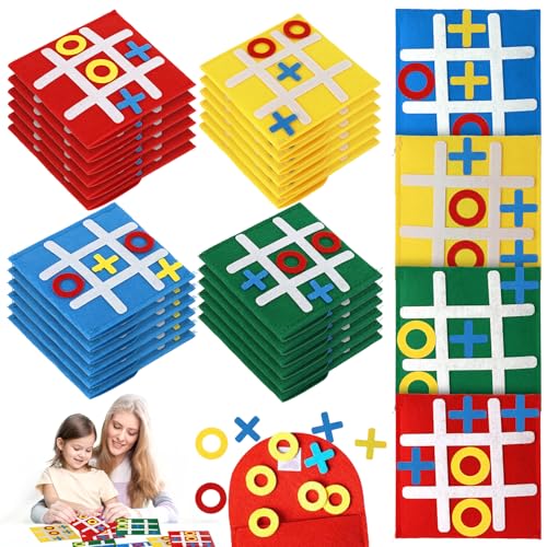 Demarsen Tic Tac Toe Spiel 24 Stück Filz Tic Tac,Mini Tik Tak Toe,Kleine Geschenke für Mitgebsel Kindergeburtstag Gastgeschenke Pinata Füllung Kinder Spielzeuge Tombola Preise Wundertüte Demarsen Tic Tac Toe Spiel 24 Stück Filz Tic Tac,Mini Tik Tak Toe,Kleine Geschenke für Mitgebsel Kindergeburtstag Gastgeschenke Pinata Füllung Kinder Spielzeuge Tombola Preise Wundertüte von Demarsen