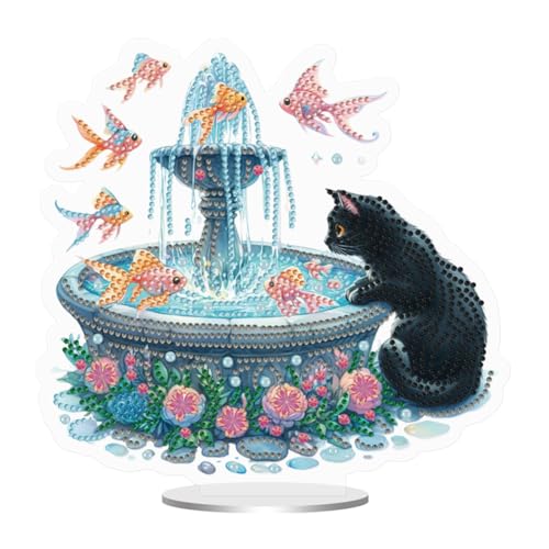 5D DIY Diamond Painting Tischdeko Tiere und Blumen Set, Diamant Malerei Tisch Deko Ornament, Diamant Painting Tiere Blumen Kit für Anfänger Deko Geschenke (12) von Demiawaking