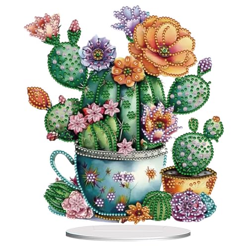 5D DIY Diamond Painting Tischdeko Tiere und Blumen Set, Diamant Malerei Tisch Deko Ornament, Diamant Painting Tiere Blumen Kit für Anfänger Deko Geschenke (24) von Demiawaking