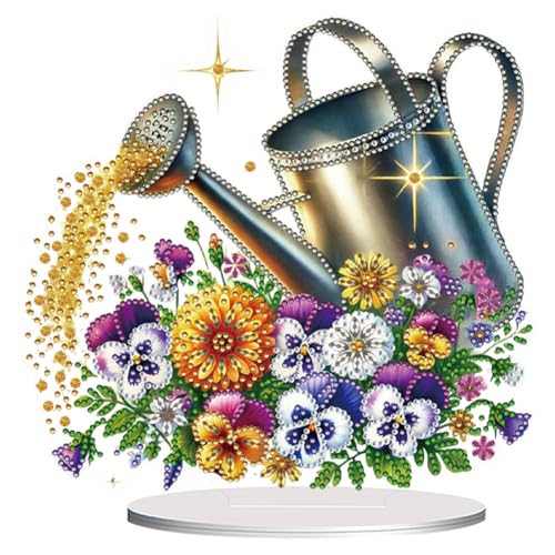 5D DIY Diamond Painting Tischdeko Tiere und Blumen Set, Diamant Malerei Tisch Deko Ornament, Diamant Painting Tiere Blumen Kit für Anfänger Deko Geschenke (28) von Demiawaking