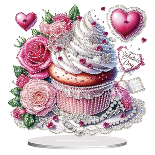 5D DIY Diamond Painting Tischdeko Tiere und Blumen Set, Diamant Malerei Tisch Deko Ornament, Diamant Painting Tiere Blumen Kit für Anfänger Deko Geschenke (29) von Demiawaking