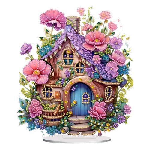 5D DIY Diamond Painting Tischdeko Tiere und Blumen Set, Diamant Malerei Tisch Deko Ornament, Diamant Painting Tiere Blumen Kit für Anfänger Deko Geschenke (K) von Demiawaking