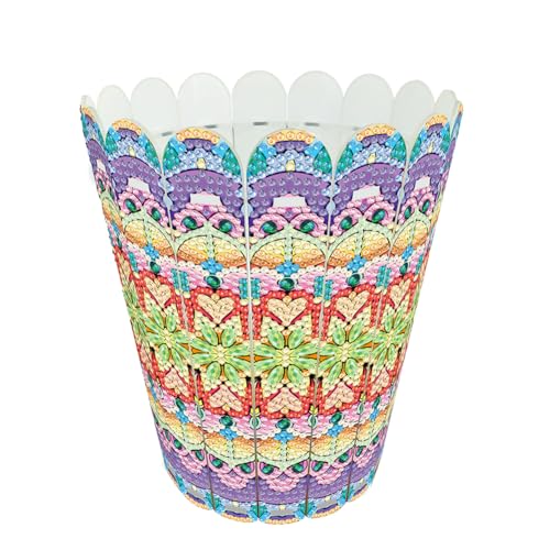 5D DIY Diamond Painting Tischdeko Vase Set, Holz Diamant Malerei Tisch Deko Ornament, Diamant Painting Blumenvase Kit Tisch Deko Geschenke (18) von Demiawaking