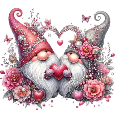5D DIY Full Diamond Painting Bilder Kobold Kit, Vollbohrer Diamant Malerei Mosaik Kobold Deko, Diamant Painting Kinder Set 30x30cm (G) von Demiawaking