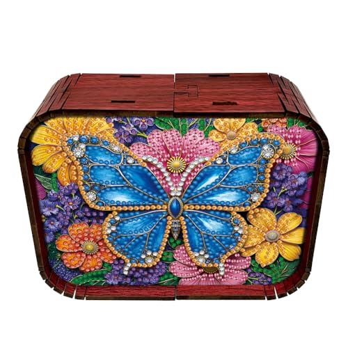 5D Diamond Painting Spieluhr, DIY Diamant Malerei Musikbox, Mechanisches 18-Ton Frohe Weihnachten, Geschenke für Kinder und Erwachsene zum Geburtstag, Weihnachten (G) von Demiawaking