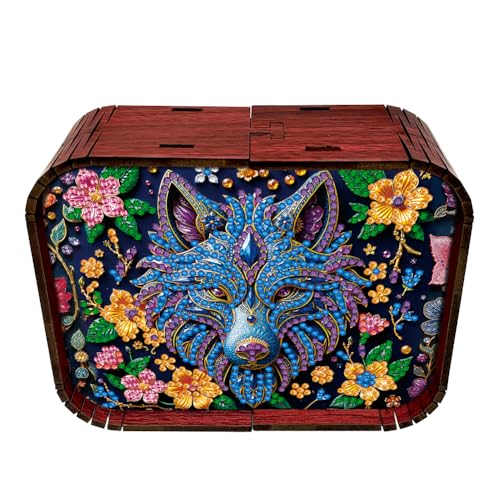 5D Diamond Painting Spieluhr, DIY Diamant Malerei Musikbox, Mechanisches 18-Ton Frohe Weihnachten, Geschenke für Kinder und Erwachsene zum Geburtstag, Weihnachten (K) von Demiawaking