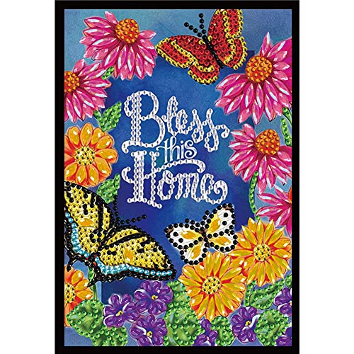 DIY teilweise Diamond Painting Notizbuch Diamantmalerei Buchen 50 Seiten A5 Skizzenbuch Tagebuch Strass Handwerk Kinder Studenten Geschenk (P) von Demiawaking