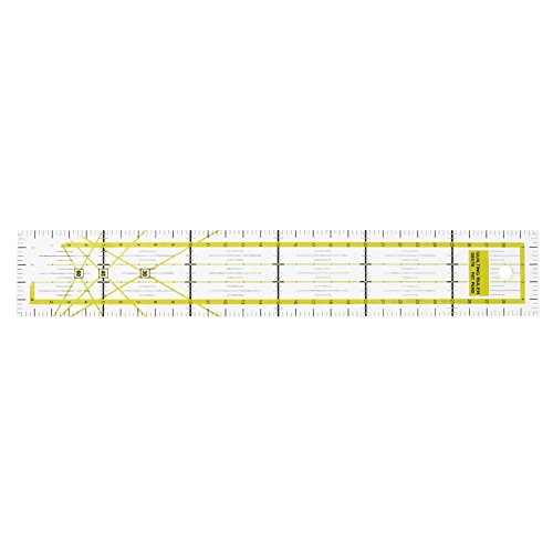 Demiawaking Universal-Lineal für Patchwork, Regel für Rollschneider, DIY-Werkzeuge für Näharbeiten (5 x 30 cm) von Demiawaking