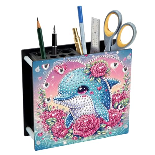 Diamond Painting Stiftehalter DIY Diamant Malerei Schreibtisch Organizer Aufbewahrung Kreuzstich Handwerk Stifthalter Stiftetui für Büro Geburtstag Geschenk (06) von Demiawaking
