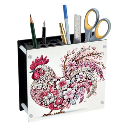Diamond Painting Stiftehalter DIY Diamant Malerei Schreibtisch Organizer Aufbewahrung Kreuzstich Handwerk Stifthalter Stiftetui für Büro Geburtstag Geschenk (Y) von Demiawaking