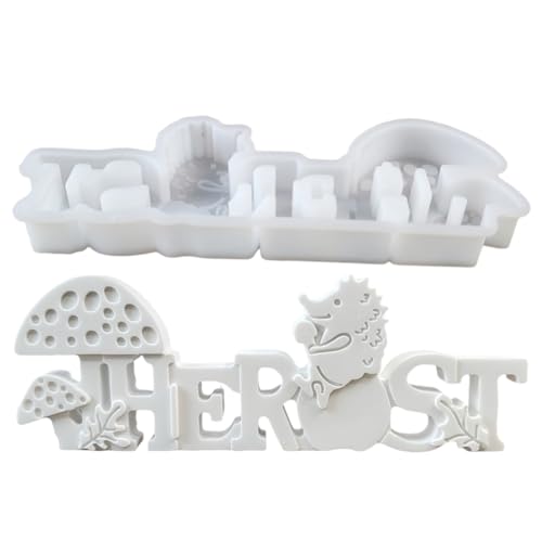 Silikonformen Gießformen Herbst, Silikonform Herbst Kürbis Igel Gipsform zum Gießen Gießformen Silikon HERBST Buchstaben Gießform Kürbis Kerzenformen für DIY Silikonformen Gießformen Herbst, Silikonform Herbst Kürbis Igel Gipsform zum Gießen Gießformen Silikon HERBST Buchstaben Gießform Kürbis Kerzenformen für DIY von Demiawaking