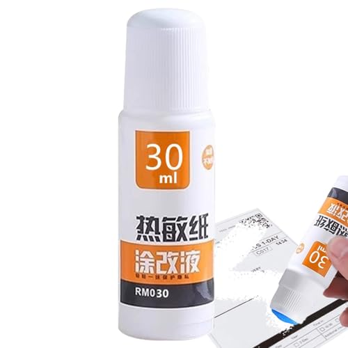 Demsyeq Thermopapier Datenschutzflüssigkeit – Stiftform Thermopapier Beseitigung Flüssigkeit | 55 ml/30 ml Anti-Peeling Design Handschrift Beseitigung Radierer für Männer Frauen Jugendliche Demsyeq Thermopapier Datenschutzflüssigkeit – Stiftform Thermopapier Beseitigung Flüssigkeit | 55 ml/30 ml Anti-Peeling Design Handschrift Beseitigung Radierer für Männer Frauen Jugendliche von Demsyeq