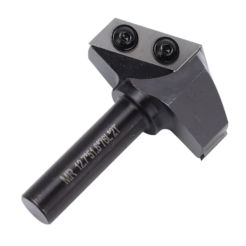 Denash 120 Grad V Groove Router Bit Wolfram Stahllegierung Cutter für CNC -Gravur- und Schlitzaufgaben mit 1/2 Zoll Schaft für Holzarbeiter von Denash