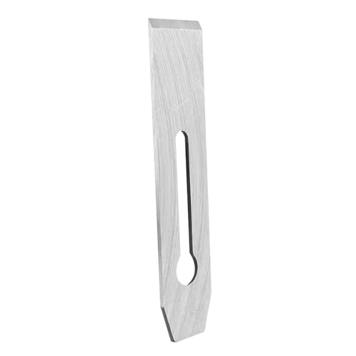 Denash Breite Ersatzhobelmesser, Bequem Scharfes und Langlebiges Handhobelmesser für Tischler für die Holzbearbeitung (Hobelmesser 51 mm) von Denash