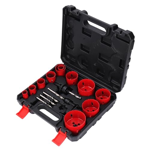 Denash HSS BI Metall -Loch -Set Langlebiger Satz 18 Stücke DIYERS Metallarbeiter von Denash