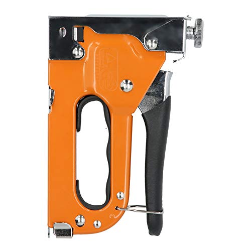Denash Handbuch Brad Nailer Stapler Stark und Langlebig für Hausverbesserung Gartenzaun mit Verschiedenen Nägeln für die Renovierungshandwerk, Stahl 645g von Denash
