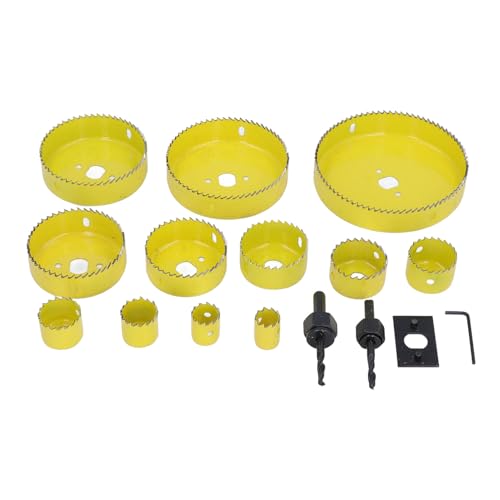 Denash Hochgeschwindigkeits -Stahl -Loch Cutter Kit mit Schnitteffizienz, Ideal für Handwerkbegeisterte und Fachkräfte von Denash