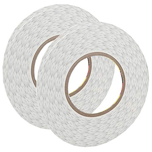 Denash Hochtemperaturbeständiges Weißes Zweiseitiges Klebeband 2mm/3mm/5 Mm für die Reparatur von LCD -Bildschirm -Bildschirm, 2pcs/Set für Haushaltsgeräte (Weiße zweiseitige Klebstoff 2mm) von Denash