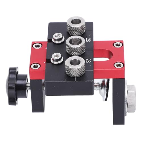 Denash Holzbearbeitungsloch -Punch Tragbarer und Vielseitiger Dübel Jig -Kit Aluminiumlegierung 3 in 1 Locator für Eckgelenke Denash Holzbearbeitungsloch -Punch Tragbarer und Vielseitiger Dübel Jig -Kit Aluminiumlegierung 3 in 1 Locator für Eckgelenke von Denash