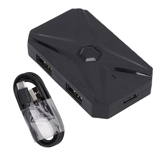 Denash Mobile Gaming -Adapter von Tastatur -Maus -Mapper -Konverter für Tastatur und Maus, Benutzerdefinierte Mapping -Engine, Cloud -Speicher, ABS -Material, Geeignet für Smartphones Denash Mobile Gaming -Adapter von Tastatur -Maus -Mapper -Konverter für Tastatur und Maus, Benutzerdefinierte Mapping -Engine, Cloud -Speicher, ABS -Material, Geeignet für Smartphones von Denash