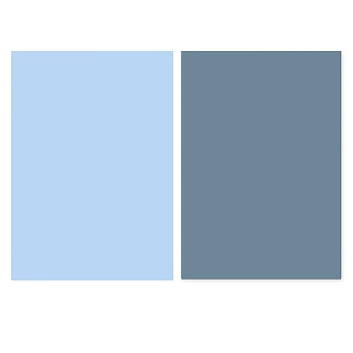 Denash Morandi Fotografie Hintergrundpapier Verdickte Leuchtende Farben für Heimstudio Wiederverwendbar für Fotografie -Enthusiasten (BLUE) von Denash