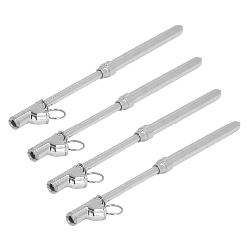 Denash Präzisionsbearbeiteter Reifendruck, Dual Head Edelstahl -Maschinenwerkzeug 10‑160psi, Pack von 4 für LKW -SUVs Fahrräder Denash Präzisionsbearbeiteter Reifendruck, Dual Head Edelstahl -Maschinenwerkzeug 10‑160psi, Pack von 4 für LKW -SUVs Fahrräder von Denash