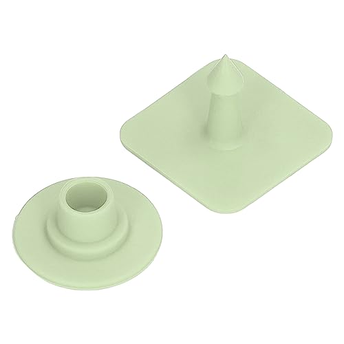 Denash Quadratische Vieh -Ohr -Tag Marker für Schweine, Easy Record Identification Ohrring Tag, 100 PCs Rinderohrring, Polyurethanmaterial (GREEN) von Denash