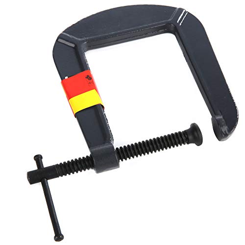 Denash Robuste C-Klemme Lässt Sich Leicht Lösen, Robuste Holzbearbeitungsklemme, Handbuch, Professionelle Holzbearbeitung für Holzklemme (Klemmstärke 70*Tiefe 110mm) von Denash