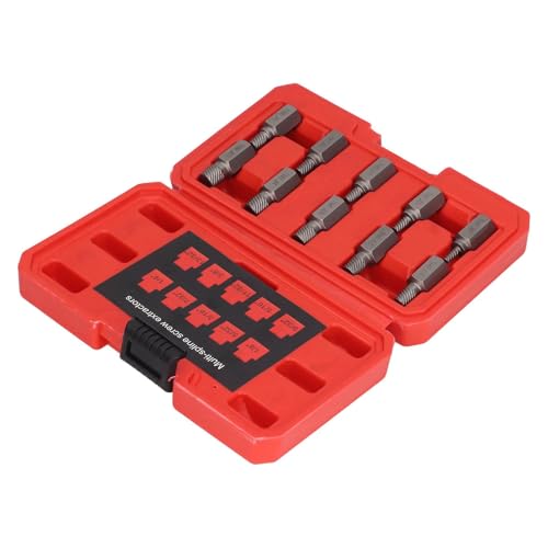 Denash Schraubenextraktionssatz, 10pcs Multi -Spline -Schrauben Remover Ätzung Denash Schraubenextraktionssatz, 10pcs Multi -Spline -Schrauben Remover Ätzung von Denash