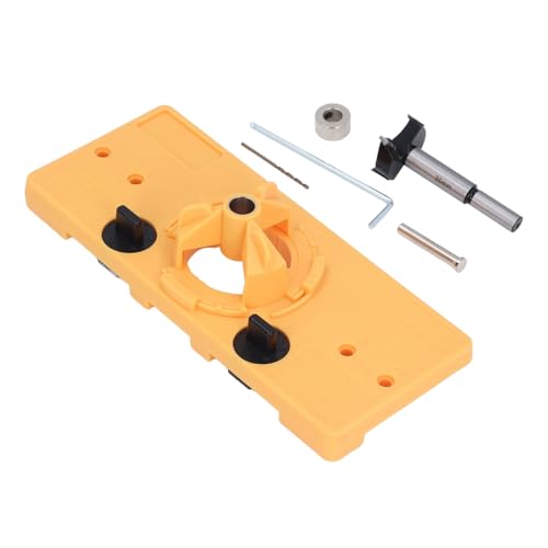 Denash Verstellbar Verdeckte Scharnier -Jig -Kit mit Tiefenstopp für Genaue Bohrungen Ideal für die Installation von Schranktür durch Enthusiasten von Denash