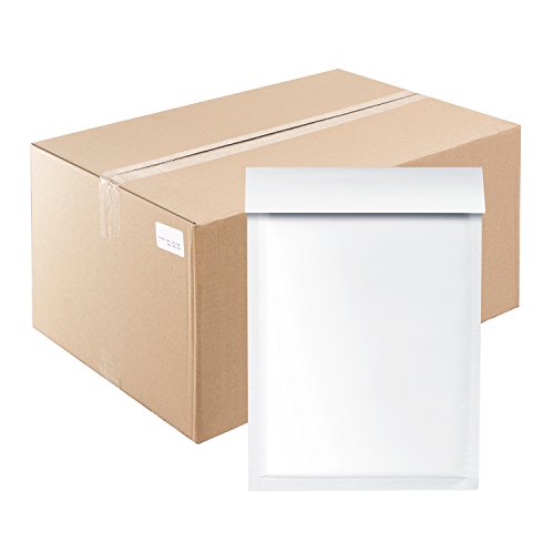 Briefumschläge Briefhüllen Luftpolsterumschläge Luftpolstertaschen Versandtasche Umschläge Weiß ohne Fenster (D14 100 Stück (175x265mm)) von Denix