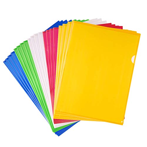 Deolven A4 Aktenhülle, 20er Pack, Bunt, Transparent, Wasserdicht, Dokumententasche, Organisieren von Papierkram Deolven A4 Aktenhülle, 20er Pack, Bunt, Transparent, Wasserdicht, Dokumententasche, Organisieren von Papierkram von Deolven