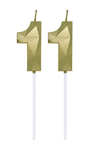Birthday Geburtstagskerzen Zahlen 1 und 1, 1. Geburtstag Zahl Kerzen Geburtstagskerzen Cake Topper 11. Geburtstag Kuchendeko Kuchen Dekoration, für Hochzeit Party Hochzeit Jahrestag Feier Gold Birthday Geburtstagskerzen Zahlen 1 und 1, 1. Geburtstag Zahl Kerzen Geburtstagskerzen Cake Topper 11. Geburtstag Kuchendeko Kuchen Dekoration, für Hochzeit Party Hochzeit Jahrestag Feier Gold von Deolven
