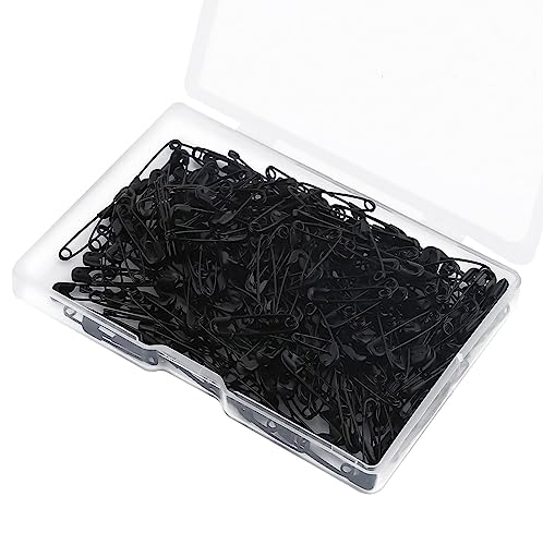 Sicherheitsnadeln Klein, 250 Pcs Schwarz Mini Sicherheitsnadel, 19mm Kleine Safety Pins für Stricken Basteln DIY Nähen Kleidung Broschennadel Zubehör Sicherheitsnadeln Klein, 250 Pcs Schwarz Mini Sicherheitsnadel, 19mm Kleine Safety Pins für Stricken Basteln DIY Nähen Kleidung Broschennadel Zubehör von Deolven
