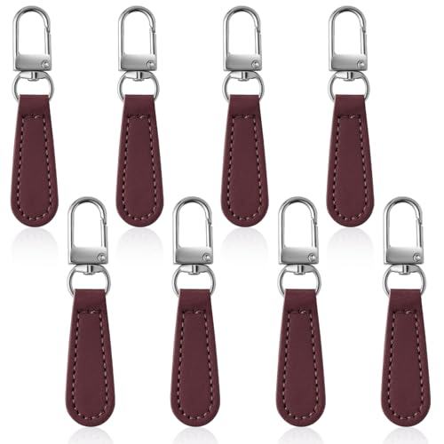 Deoward 8 Stück Reißverschluss Zipper Ersatz Reisverschluss Reparatur Anhänger für Gepäck, Koffer, Rucksäcke, Jacken, Geldbörsen, Handtaschen, Jeans von Deoward