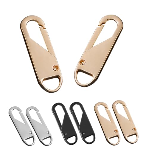 Deoward Reißverschluss Zipper, 6 Stück Metall Ersatz Reisverschluss Reparatur Anhänger für Koffer, Gepäck, Rucksäcke, Jacken, Geldbörsen, Handtaschen, Jeans Deoward Reißverschluss Zipper, 6 Stück Metall Ersatz Reisverschluss Reparatur Anhänger für Koffer, Gepäck, Rucksäcke, Jacken, Geldbörsen, Handtaschen, Jeans von Deoward